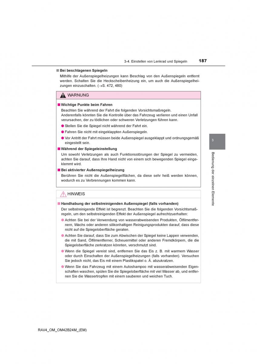 Toyota RAV4 IV 4 Handbuch / page 187