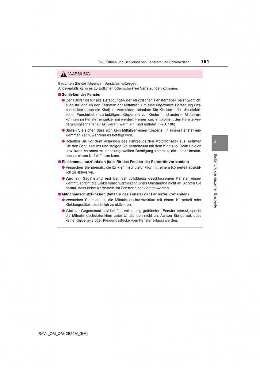Toyota RAV4 IV 4 Handbuch / page 191