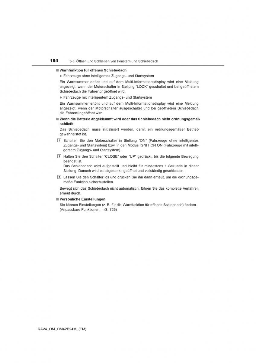 Toyota RAV4 IV 4 Handbuch / page 194