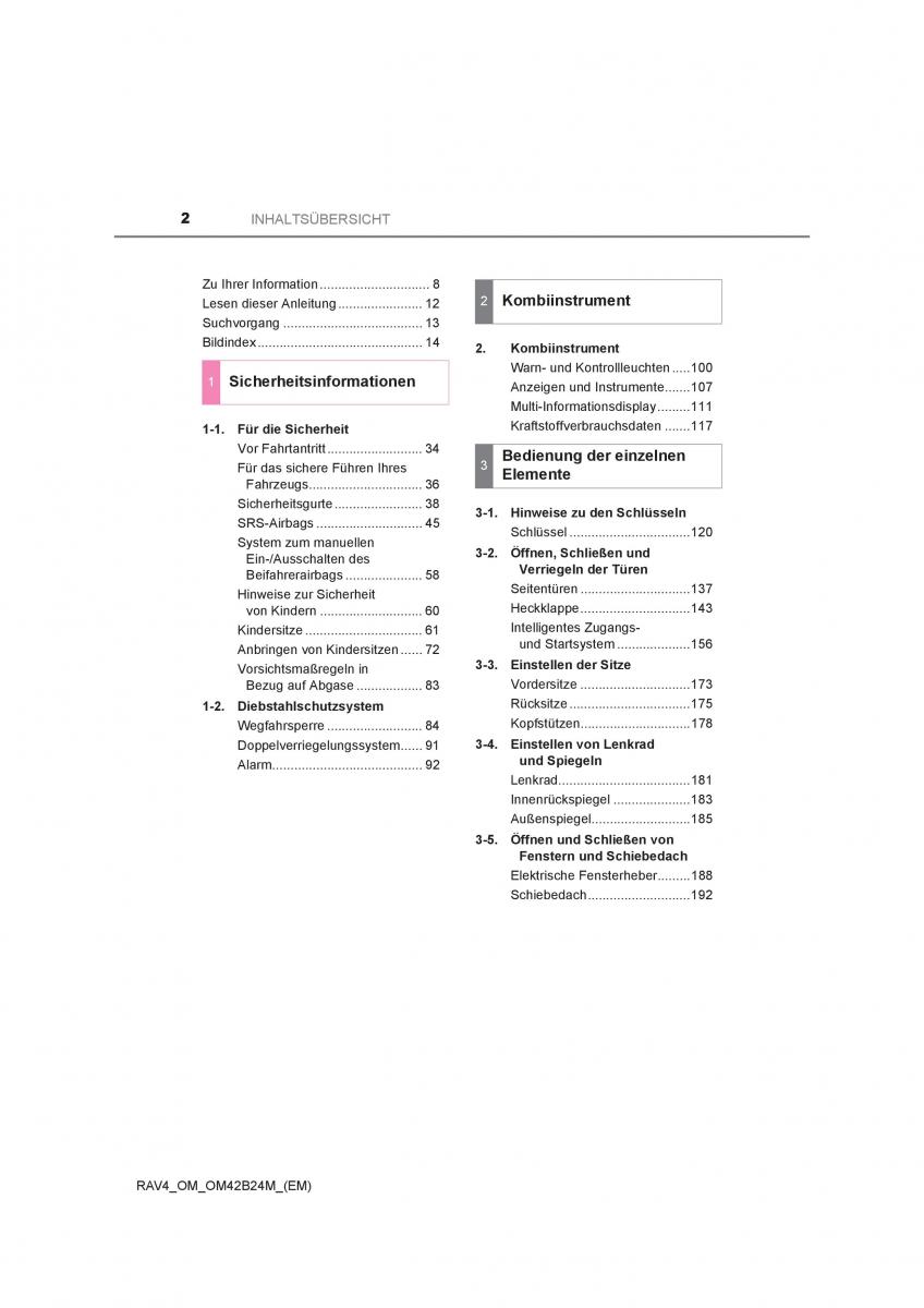 Toyota RAV4 IV 4 Handbuch / page 2