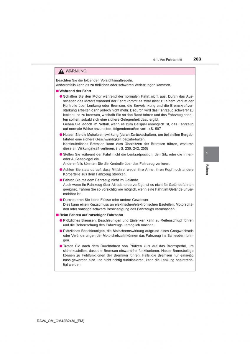 Toyota RAV4 IV 4 Handbuch / page 203