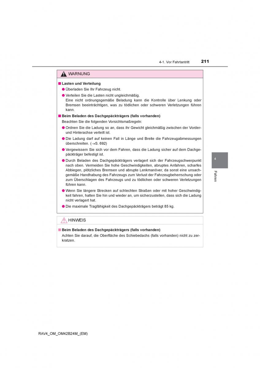 Toyota RAV4 IV 4 Handbuch / page 211
