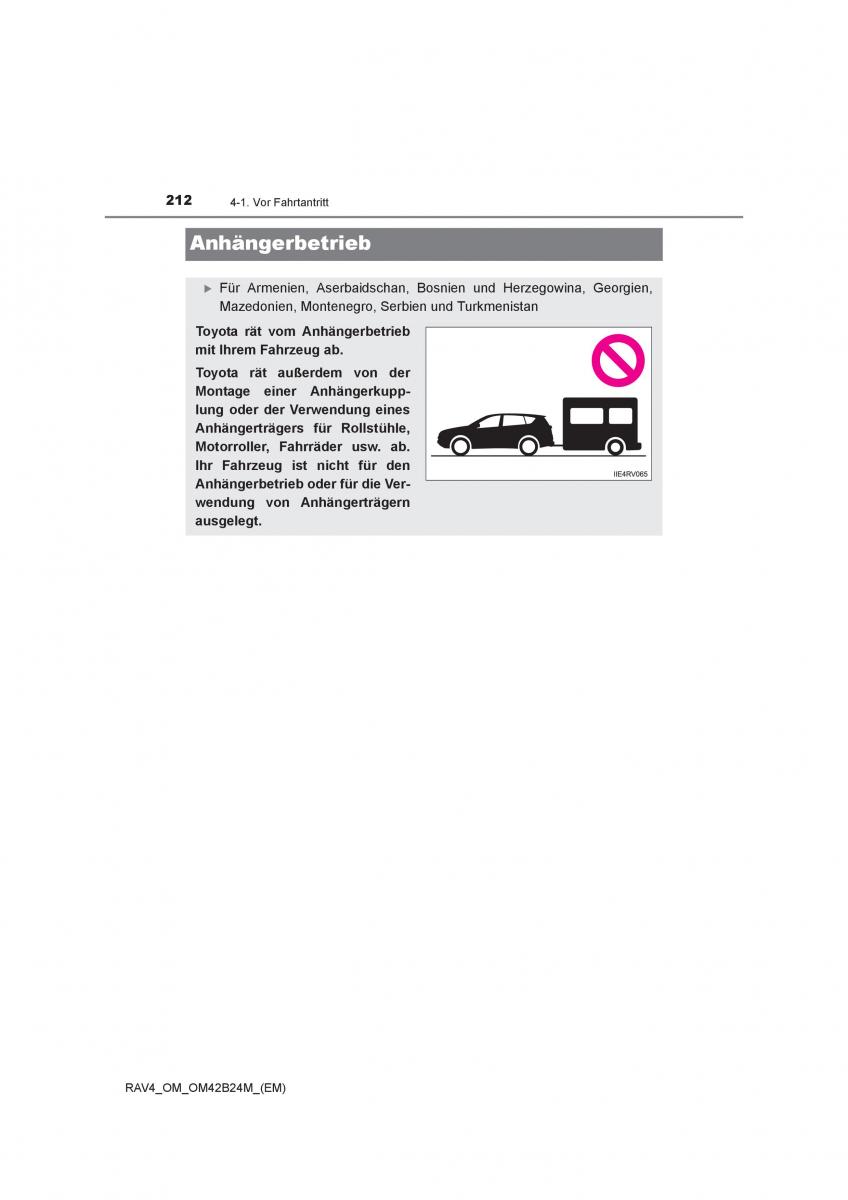 Toyota RAV4 IV 4 Handbuch / page 212
