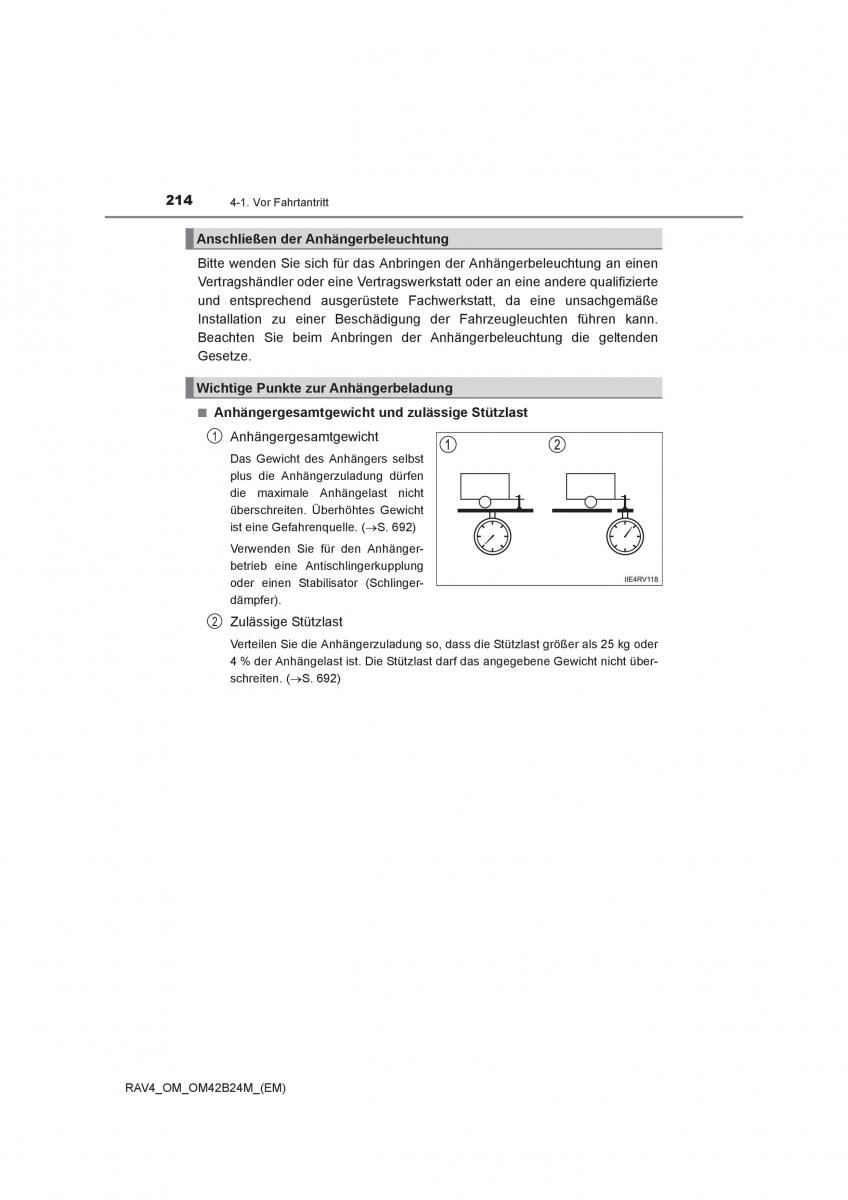 Toyota RAV4 IV 4 Handbuch / page 214