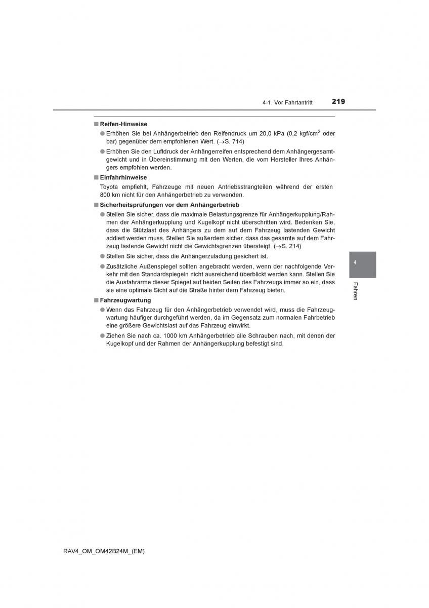 Toyota RAV4 IV 4 Handbuch / page 219