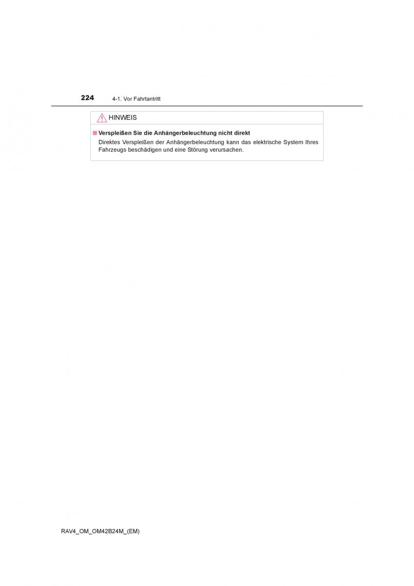 Toyota RAV4 IV 4 Handbuch / page 224