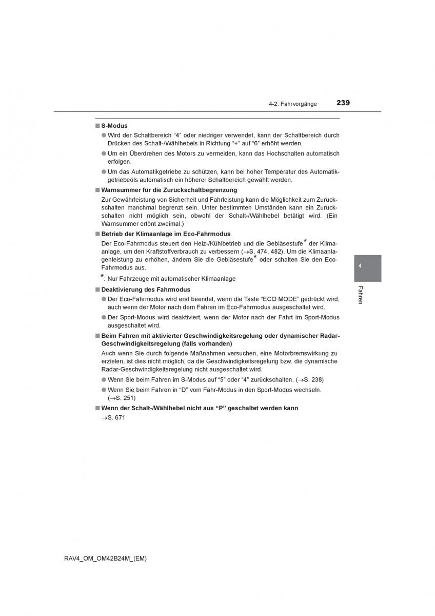 Toyota RAV4 IV 4 Handbuch / page 239