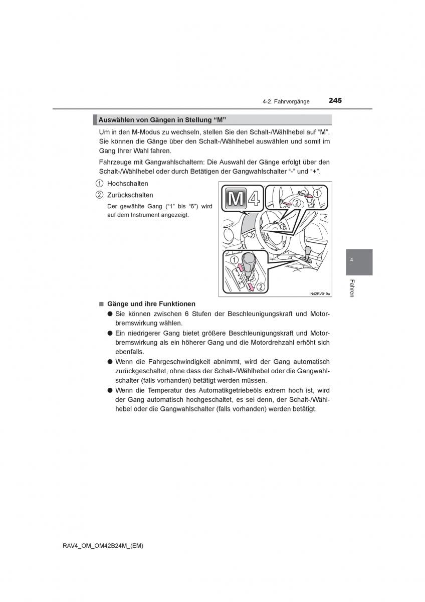 Toyota RAV4 IV 4 Handbuch / page 245