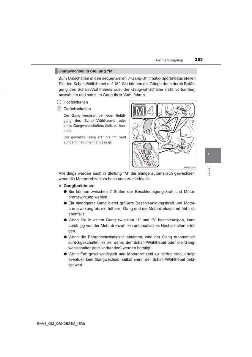 Toyota RAV4 IV 4 Handbuch / page 253