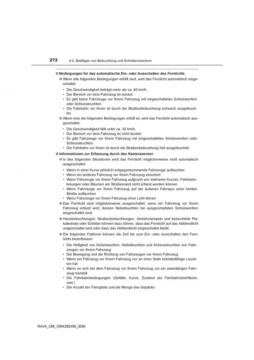 Toyota RAV4 IV 4 Handbuch / page 272