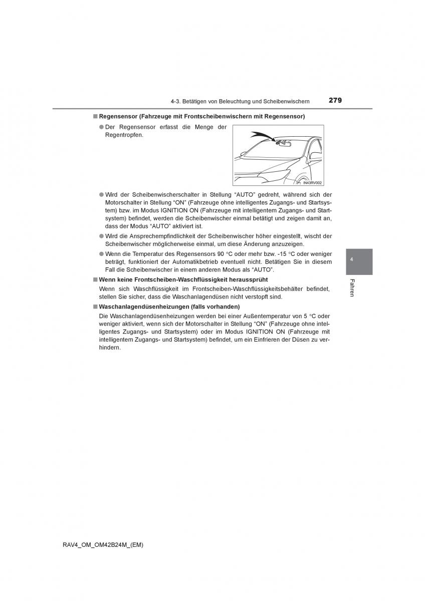 Toyota RAV4 IV 4 Handbuch / page 279
