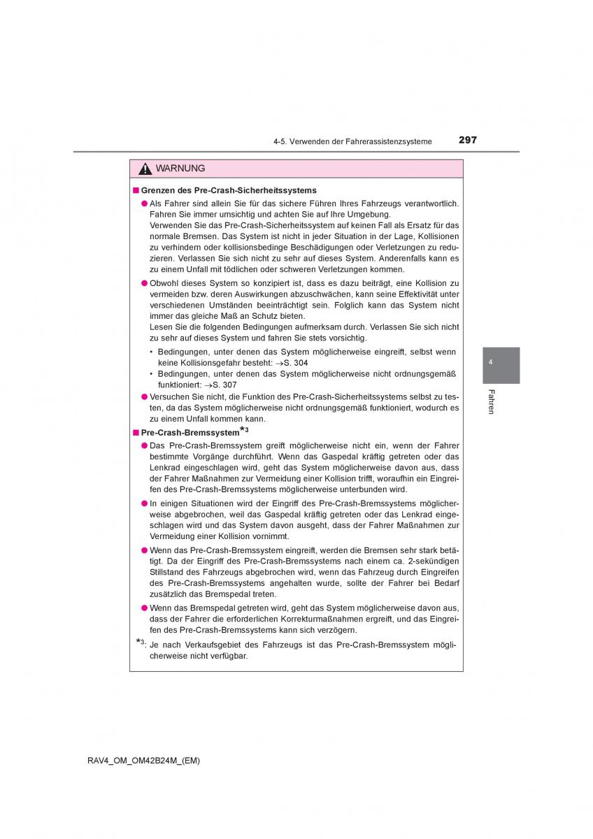 Toyota RAV4 IV 4 Handbuch / page 297