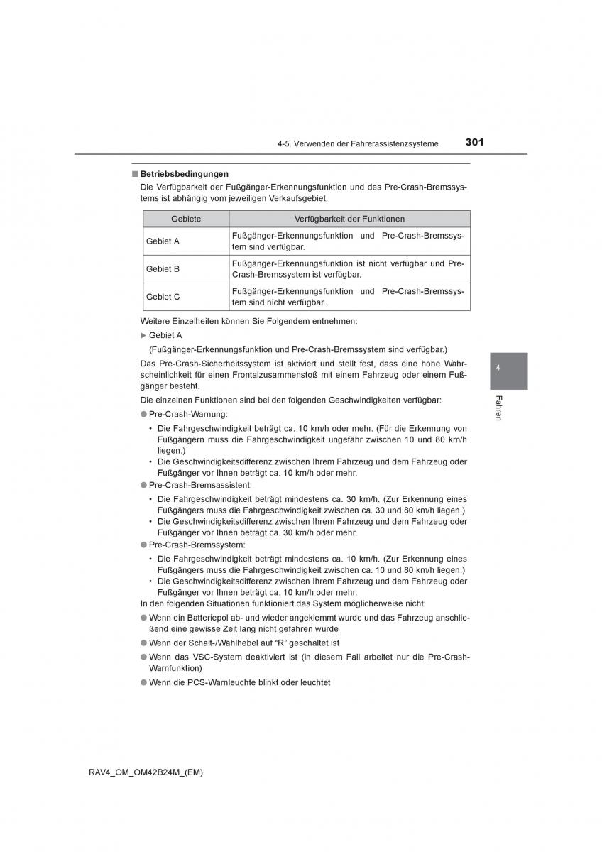 Toyota RAV4 IV 4 Handbuch / page 301