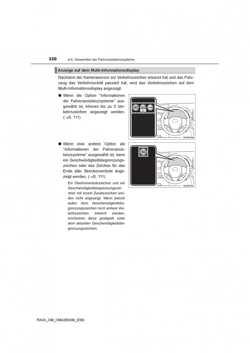 Toyota RAV4 IV 4 Handbuch / page 320