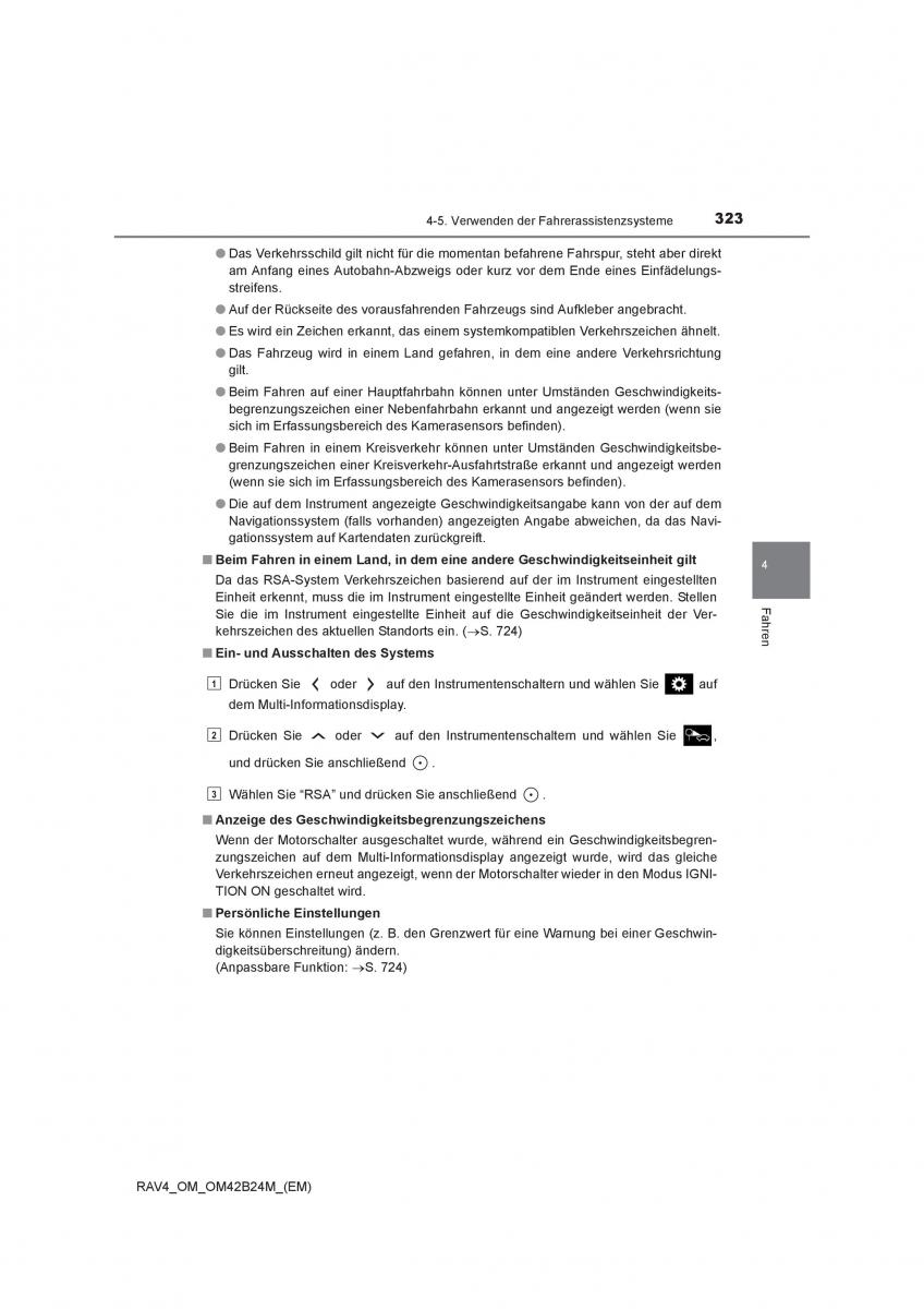Toyota RAV4 IV 4 Handbuch / page 323