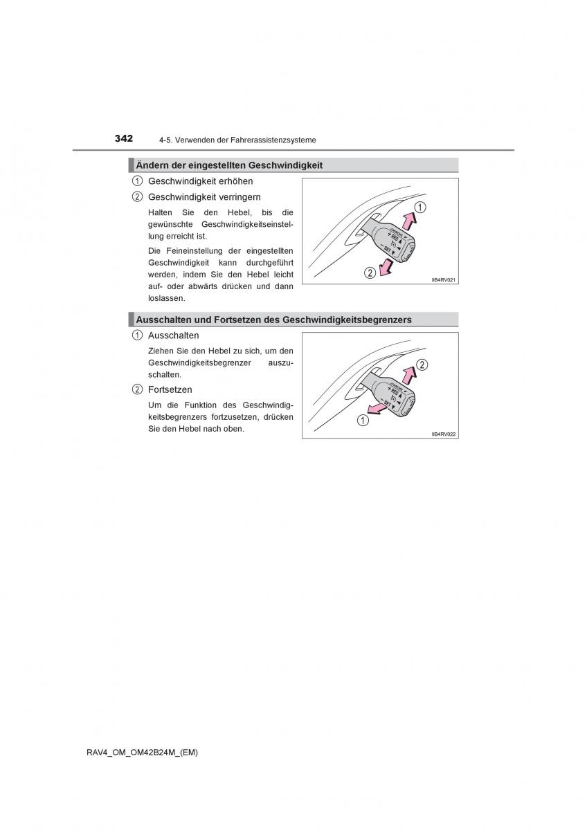 Toyota RAV4 IV 4 Handbuch / page 342
