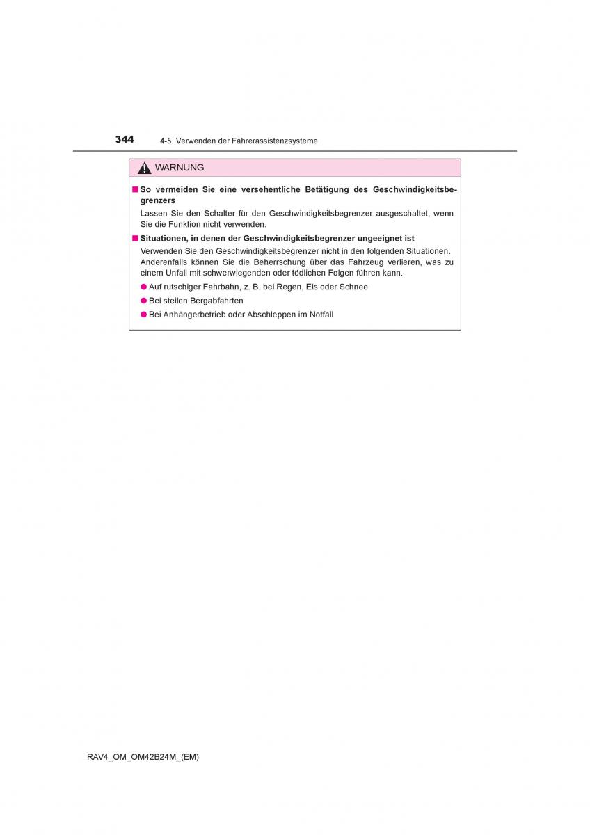 Toyota RAV4 IV 4 Handbuch / page 344