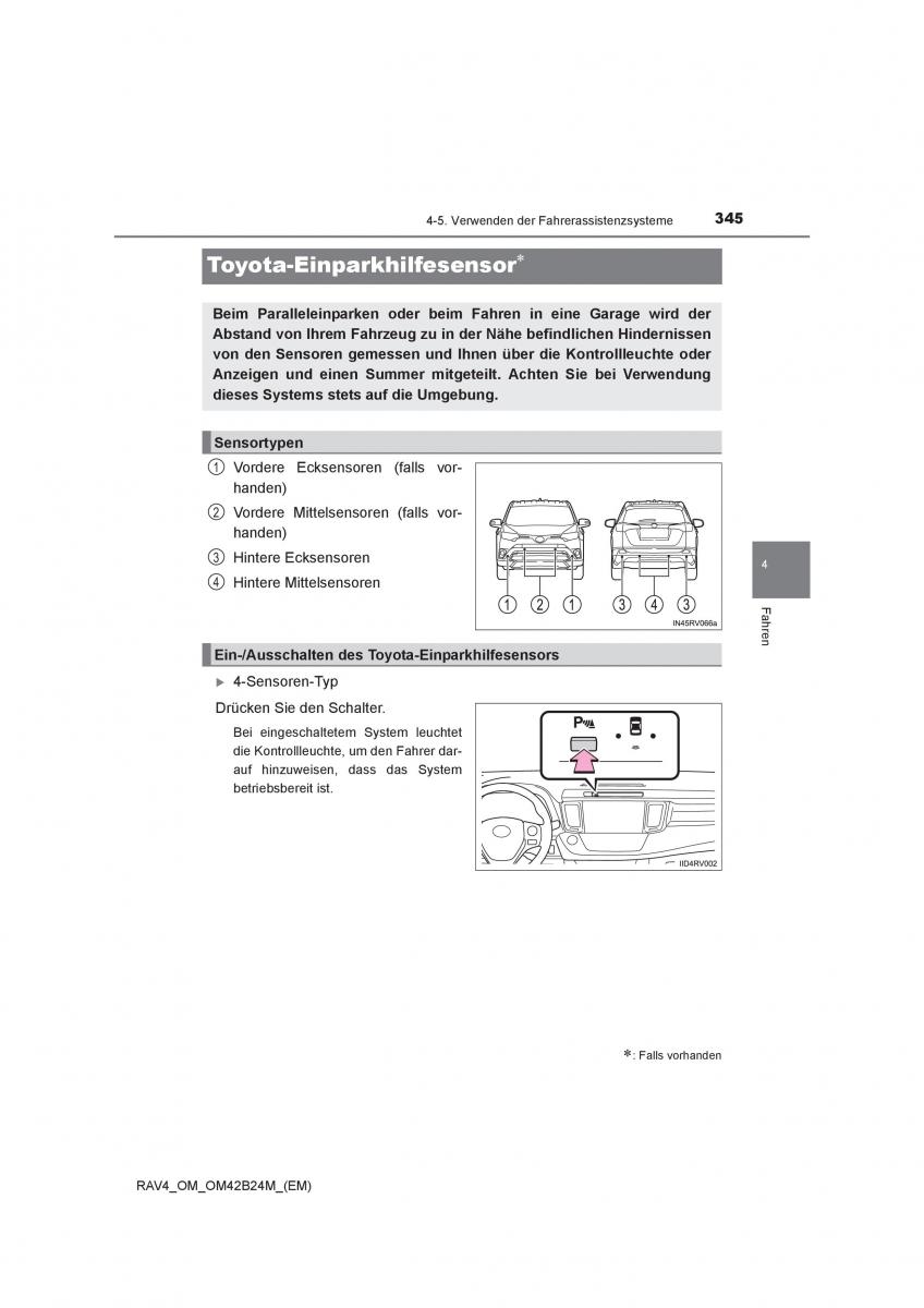 Toyota RAV4 IV 4 Handbuch / page 345