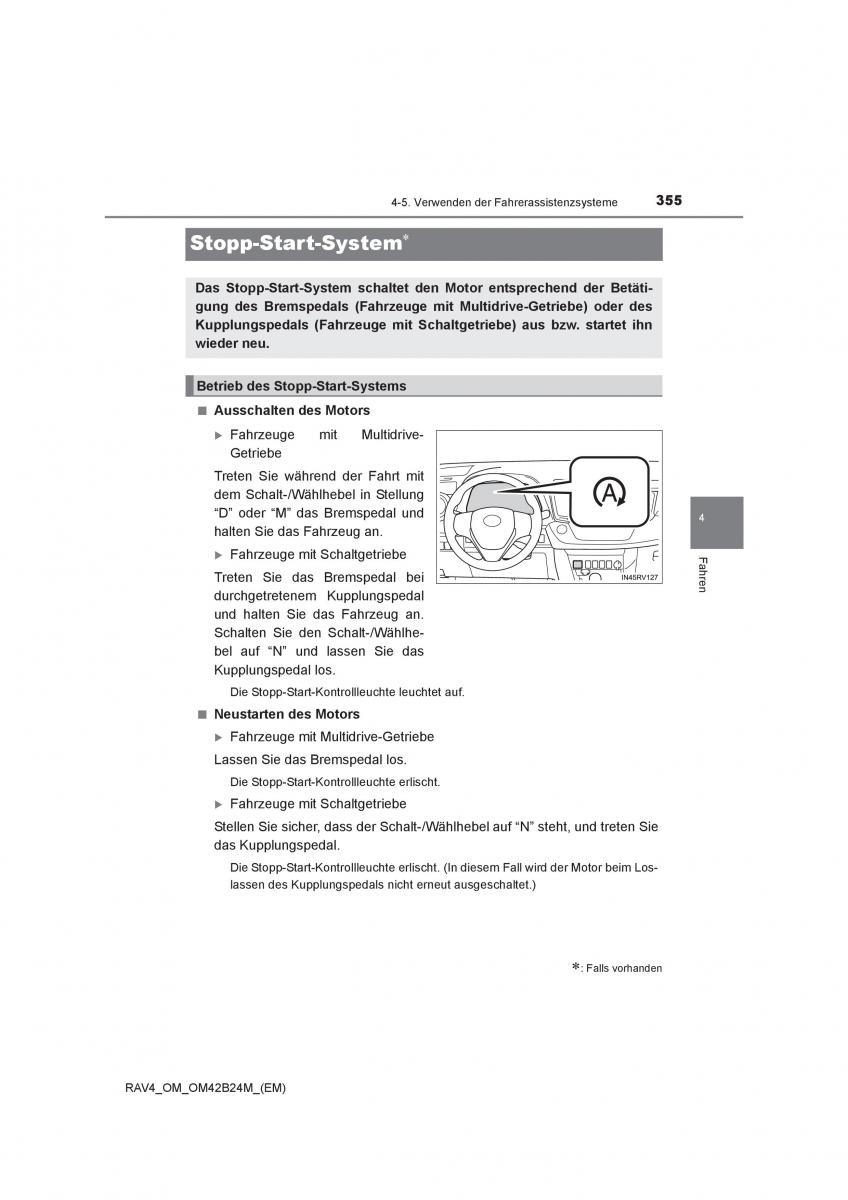 Toyota RAV4 IV 4 Handbuch / page 355