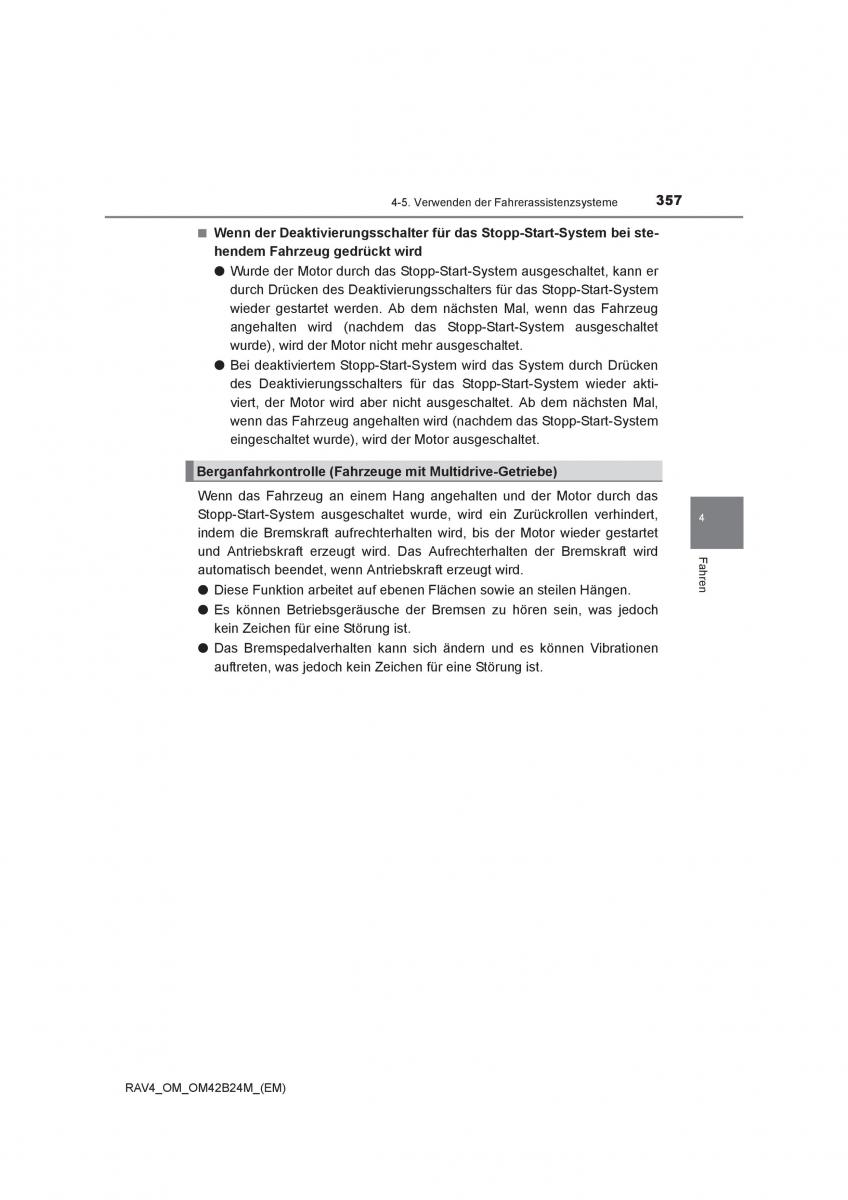 Toyota RAV4 IV 4 Handbuch / page 357