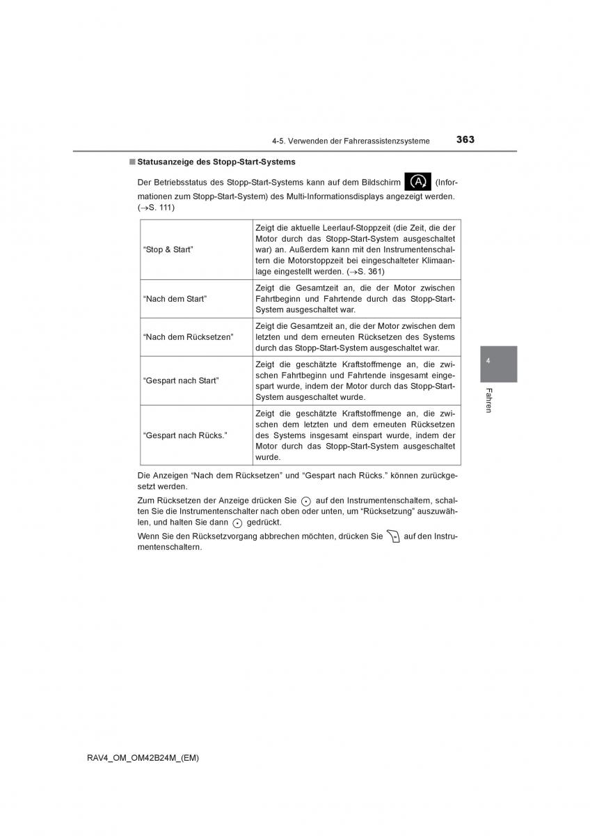 Toyota RAV4 IV 4 Handbuch / page 363