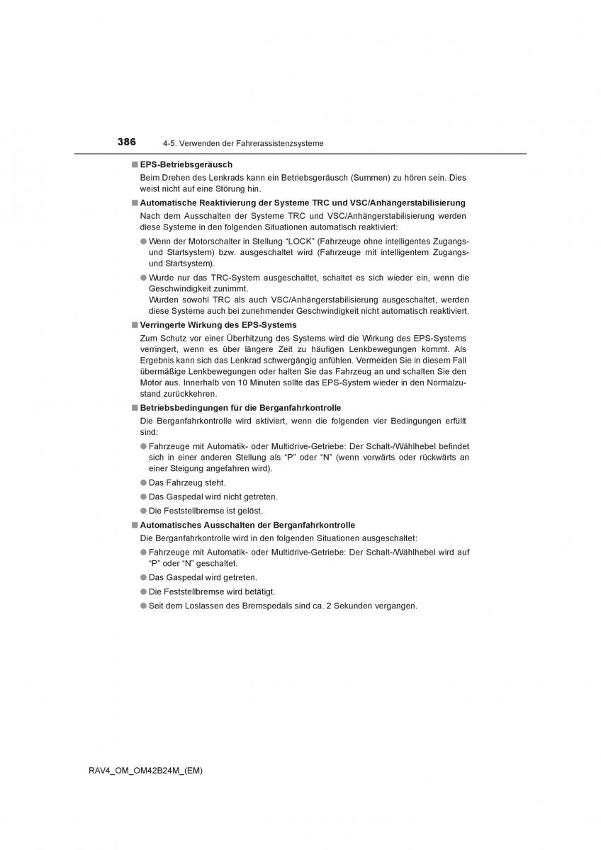 Toyota RAV4 IV 4 Handbuch / page 386