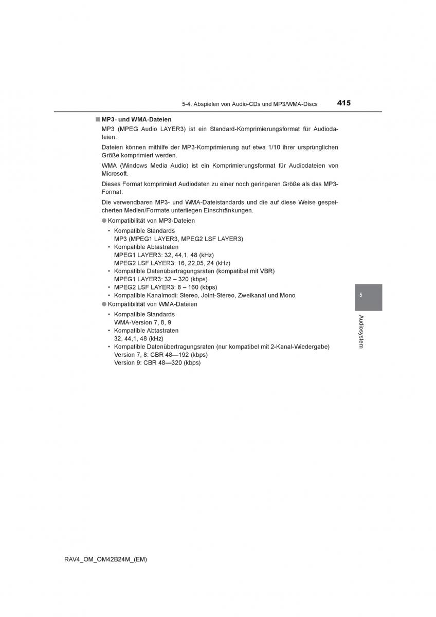 Toyota RAV4 IV 4 Handbuch / page 415