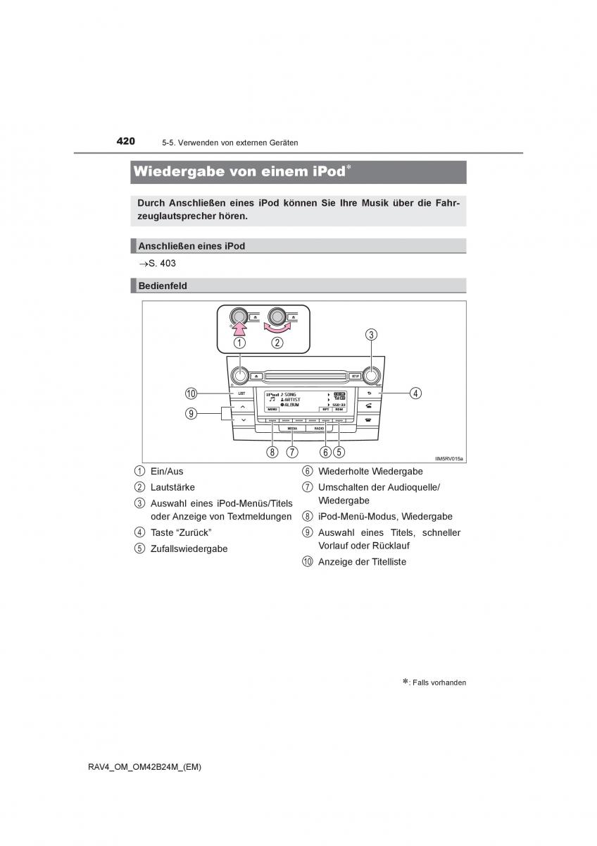 Toyota RAV4 IV 4 Handbuch / page 420