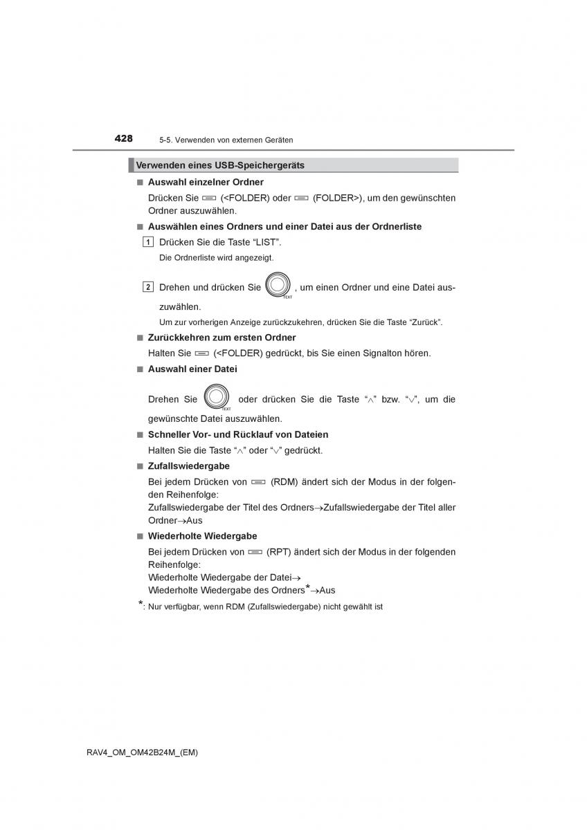 Toyota RAV4 IV 4 Handbuch / page 428