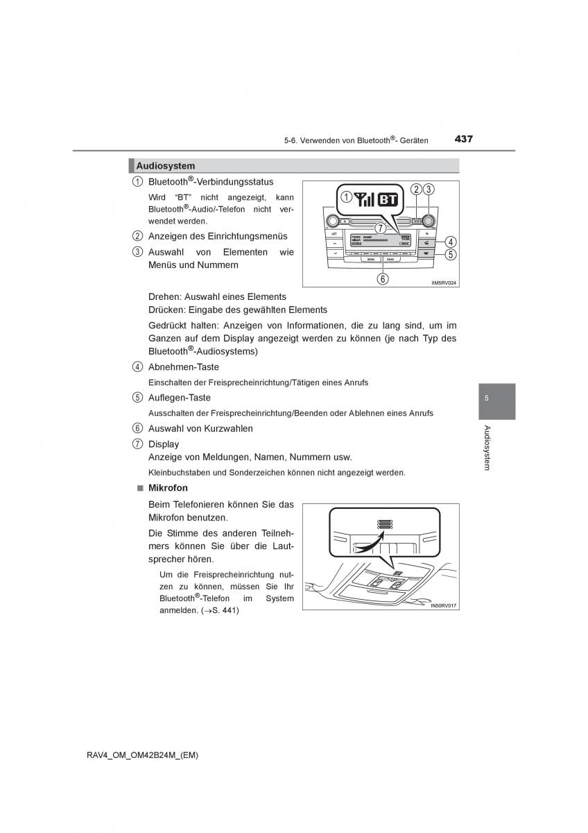 Toyota RAV4 IV 4 Handbuch / page 437