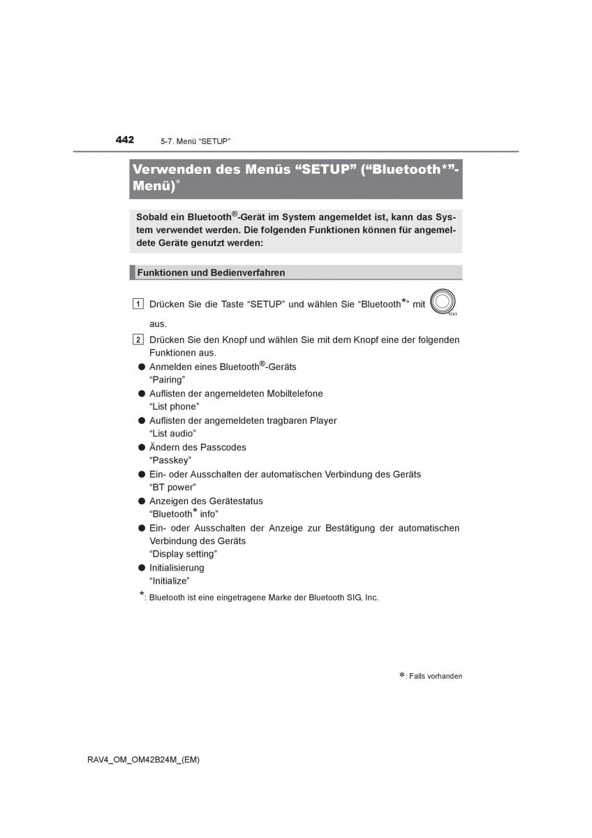 Toyota RAV4 IV 4 Handbuch / page 442