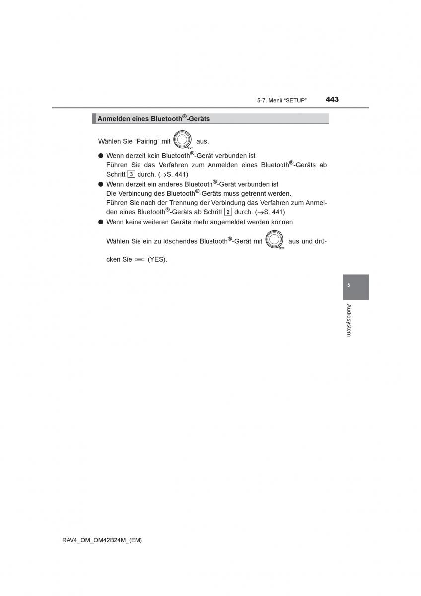 Toyota RAV4 IV 4 Handbuch / page 443