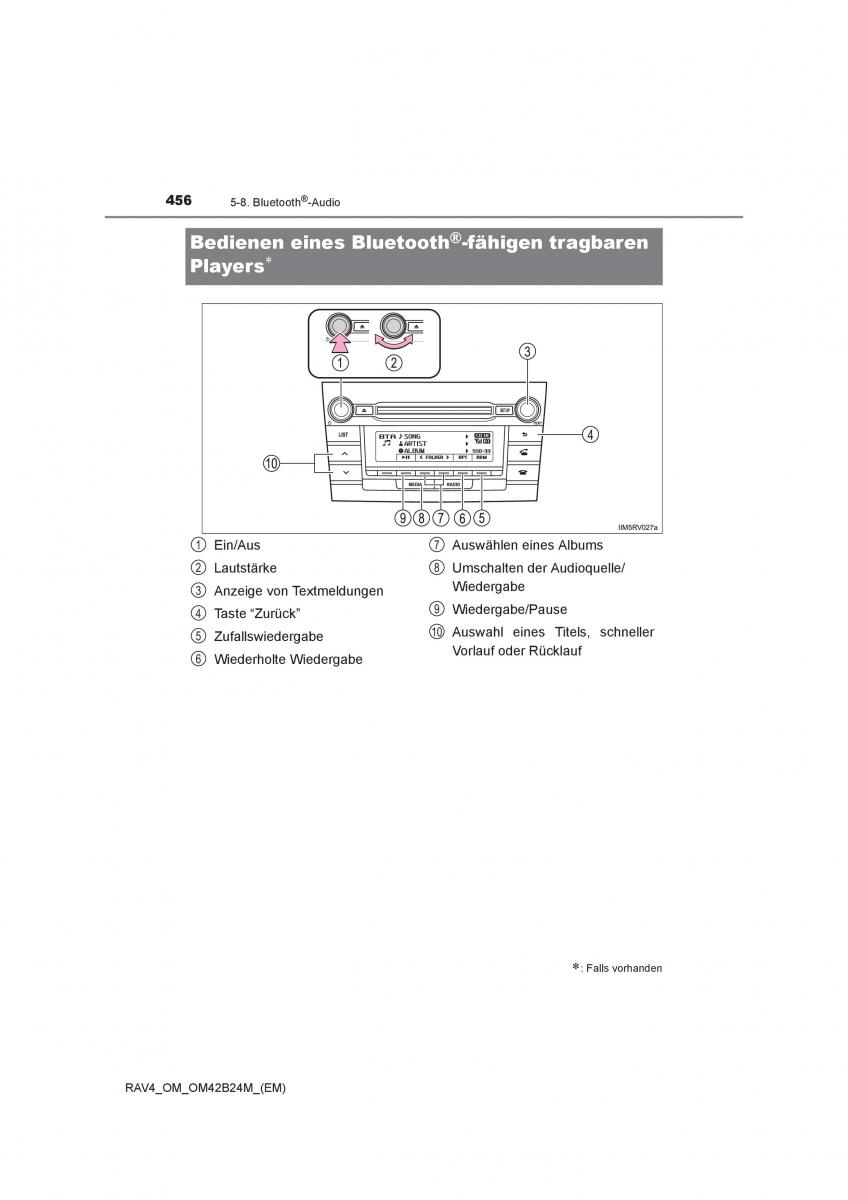 Toyota RAV4 IV 4 Handbuch / page 456