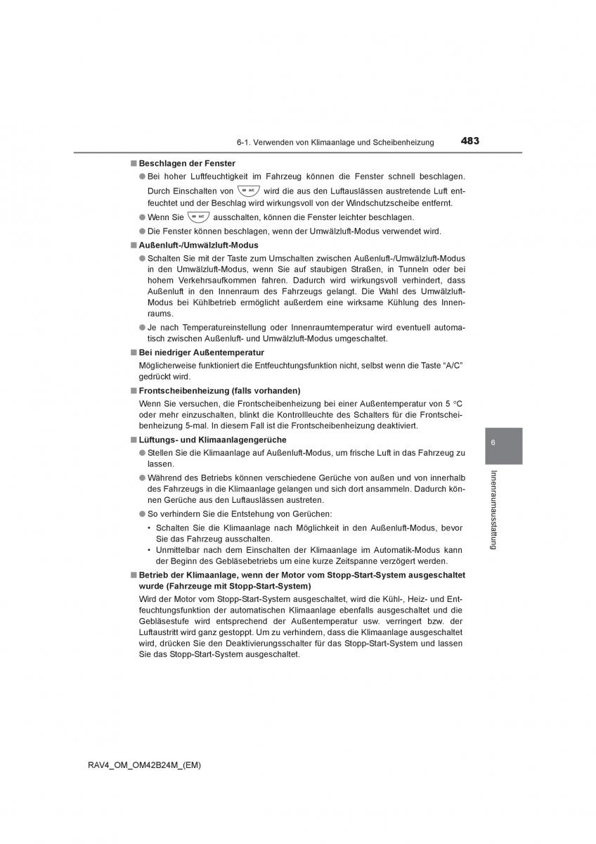 Toyota RAV4 IV 4 Handbuch / page 483