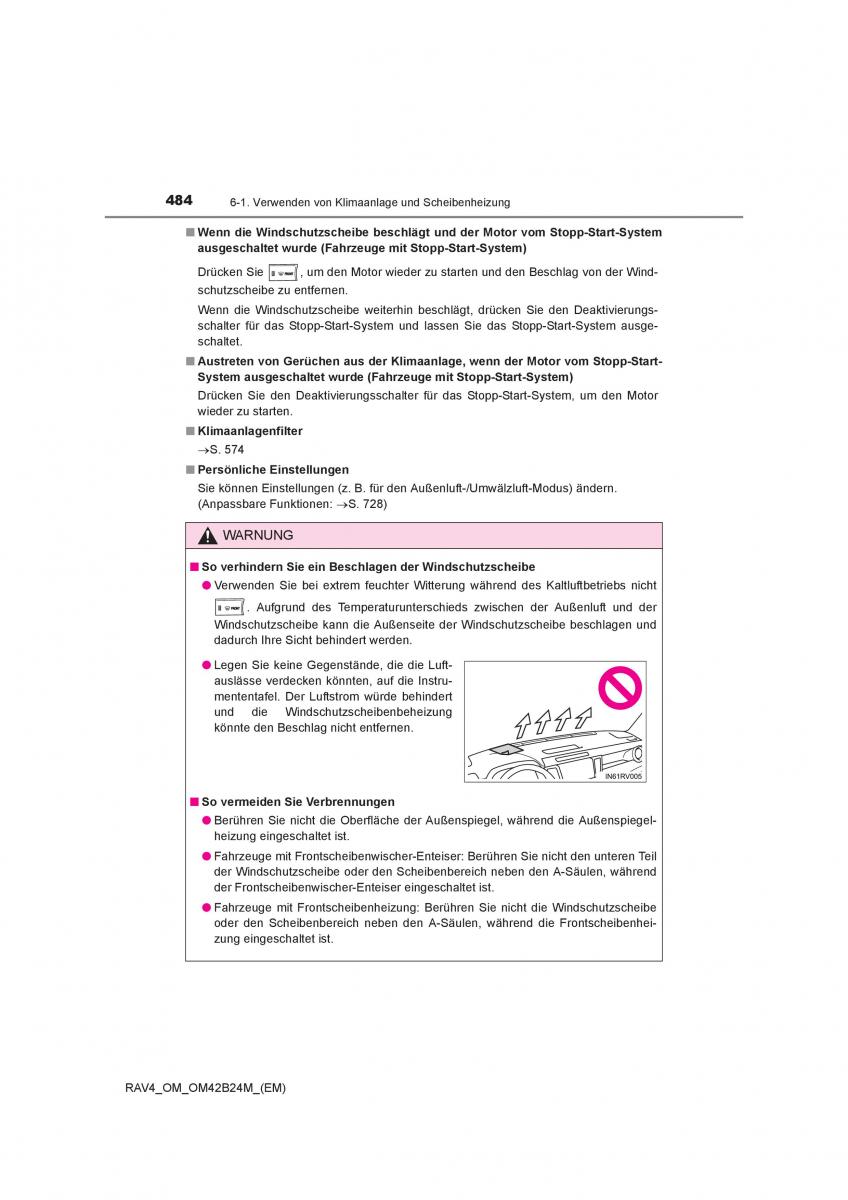 Toyota RAV4 IV 4 Handbuch / page 484