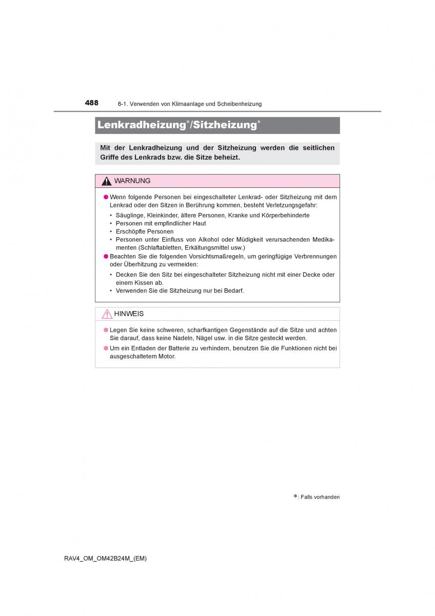 Toyota RAV4 IV 4 Handbuch / page 488