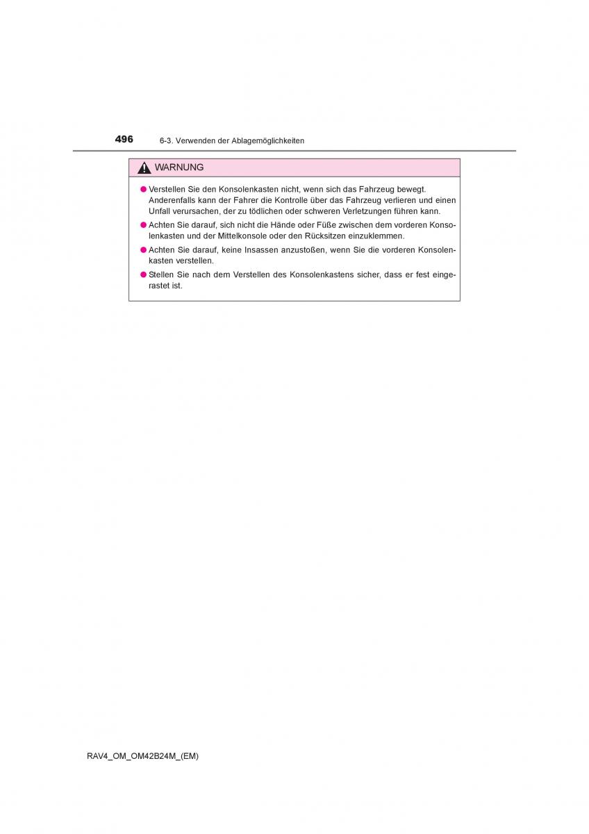 Toyota RAV4 IV 4 Handbuch / page 496