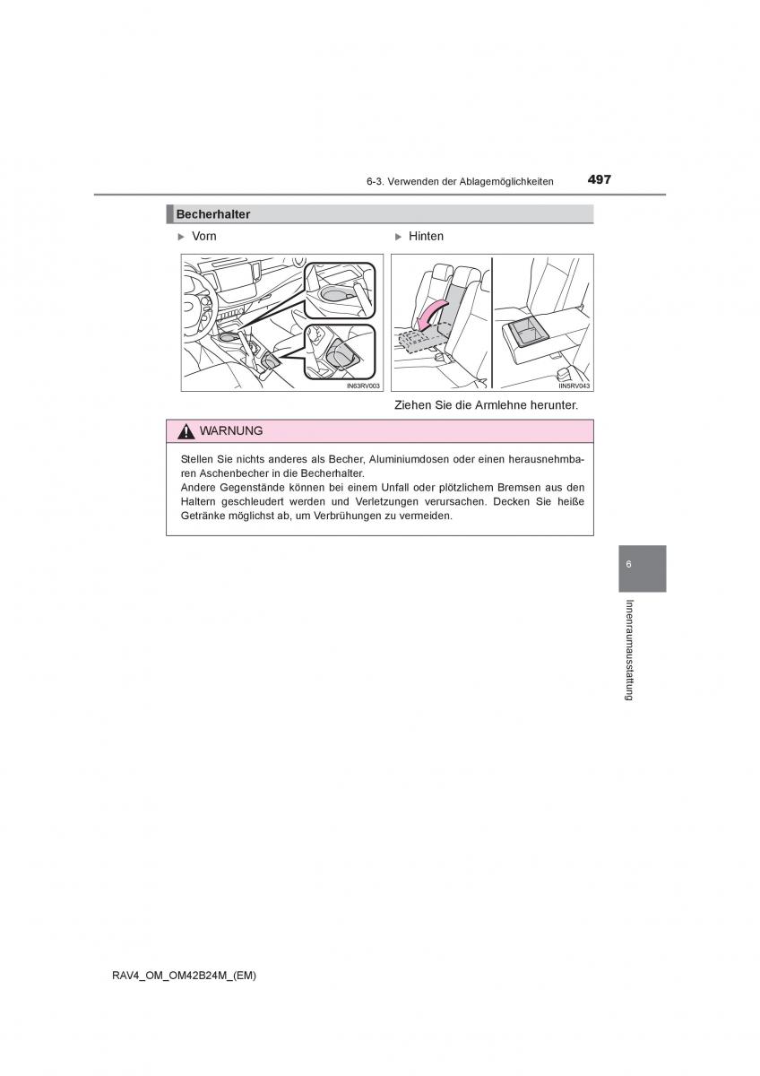 Toyota RAV4 IV 4 Handbuch / page 497