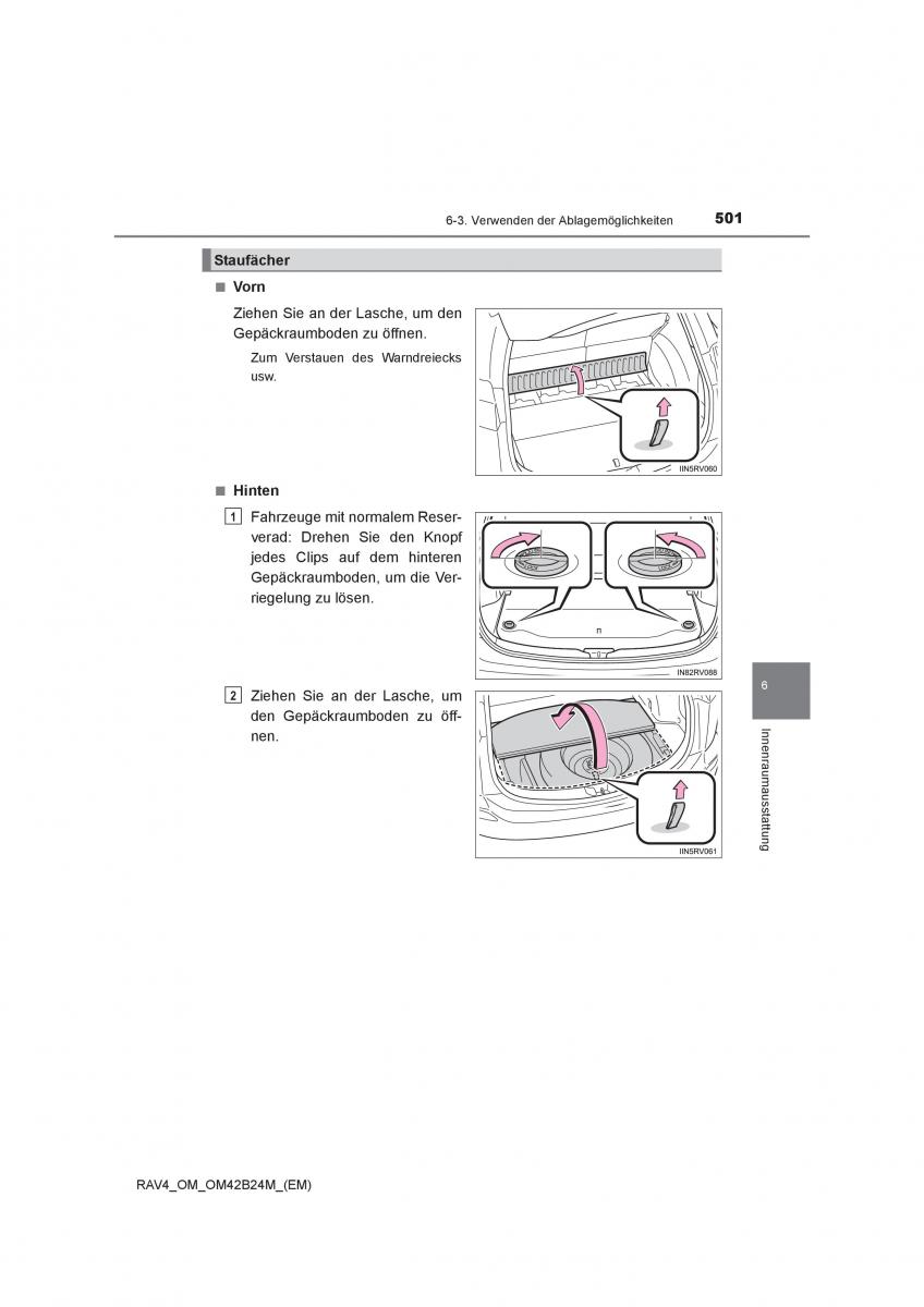 Toyota RAV4 IV 4 Handbuch / page 501