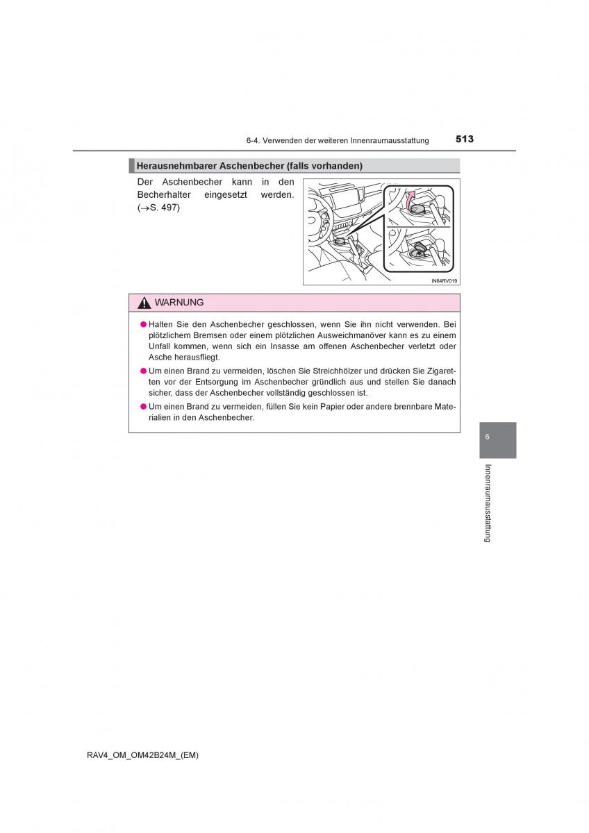 Toyota RAV4 IV 4 Handbuch / page 513
