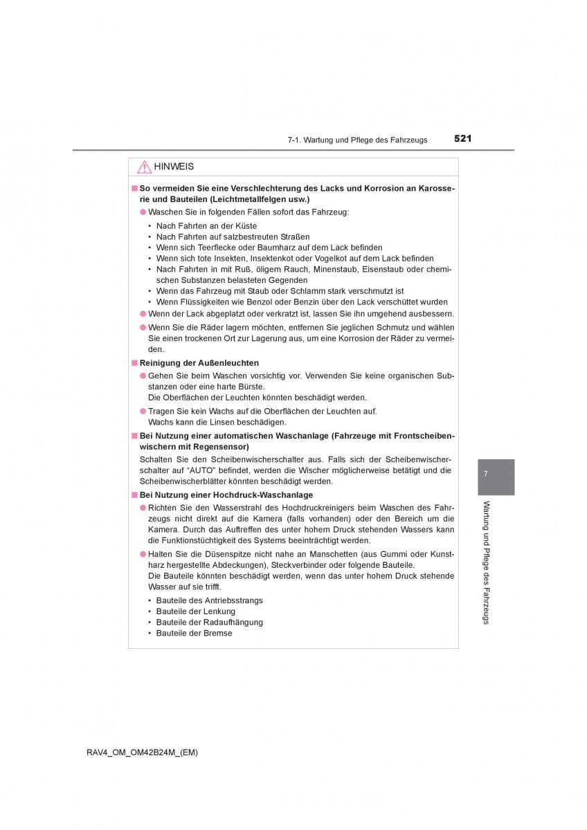 Toyota RAV4 IV 4 Handbuch / page 521