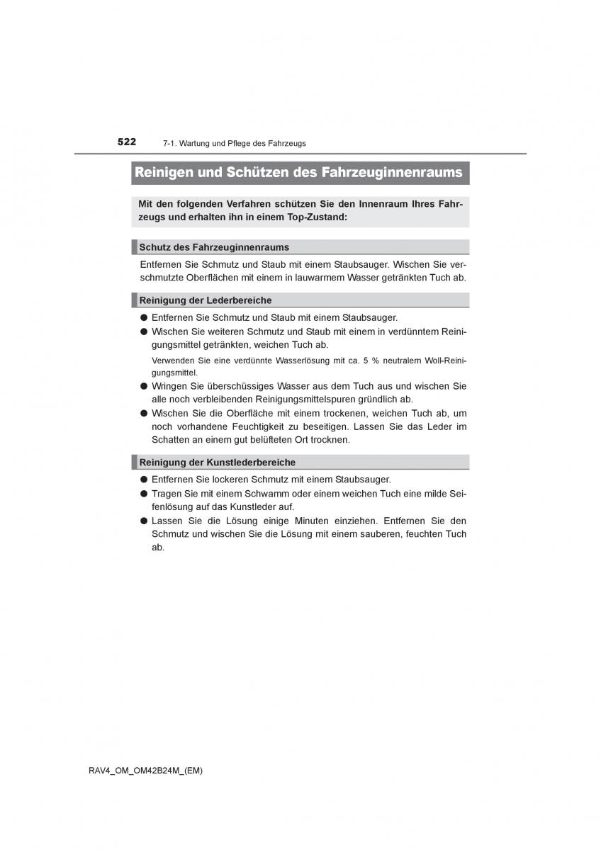 Toyota RAV4 IV 4 Handbuch / page 522