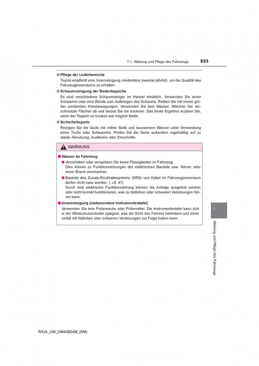 Toyota RAV4 IV 4 Handbuch / page 523