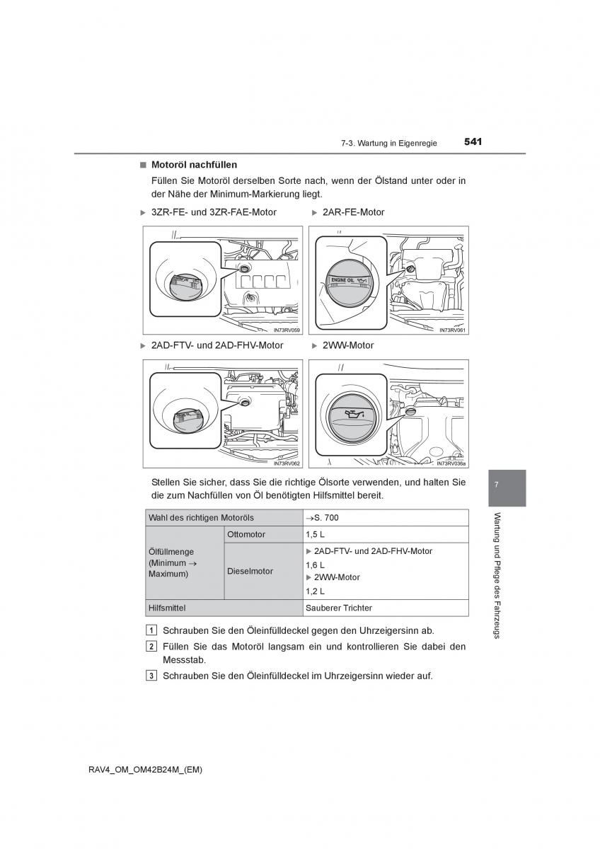 Toyota RAV4 IV 4 Handbuch / page 541
