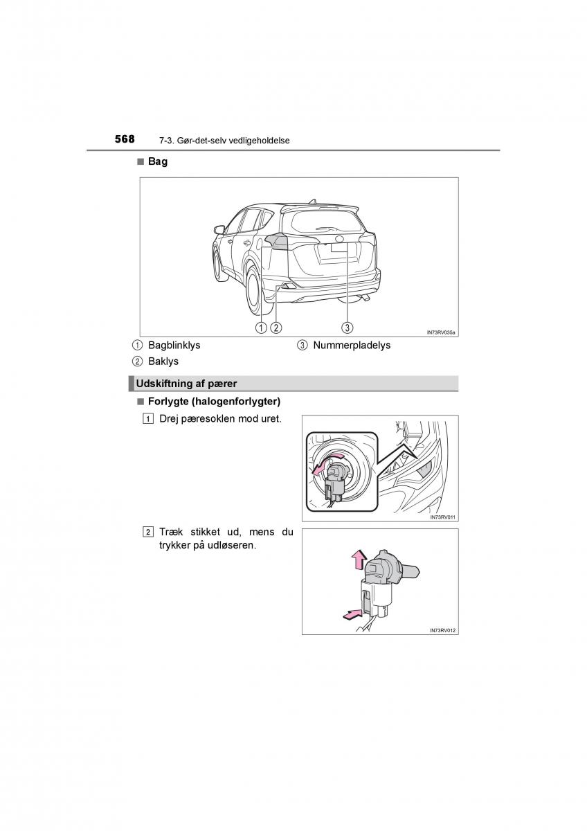Toyota RAV4 IV 4 Bilens instruktionsbog / page 568