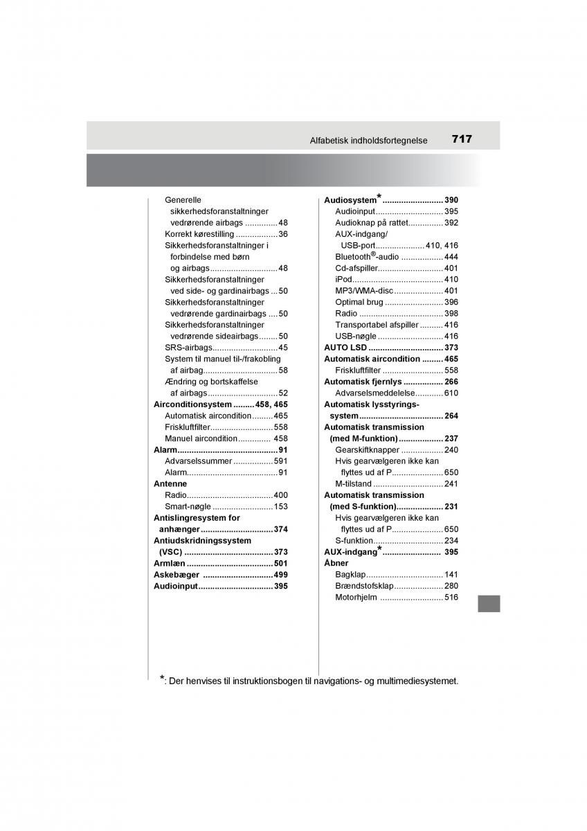 Toyota RAV4 IV 4 Bilens instruktionsbog / page 717