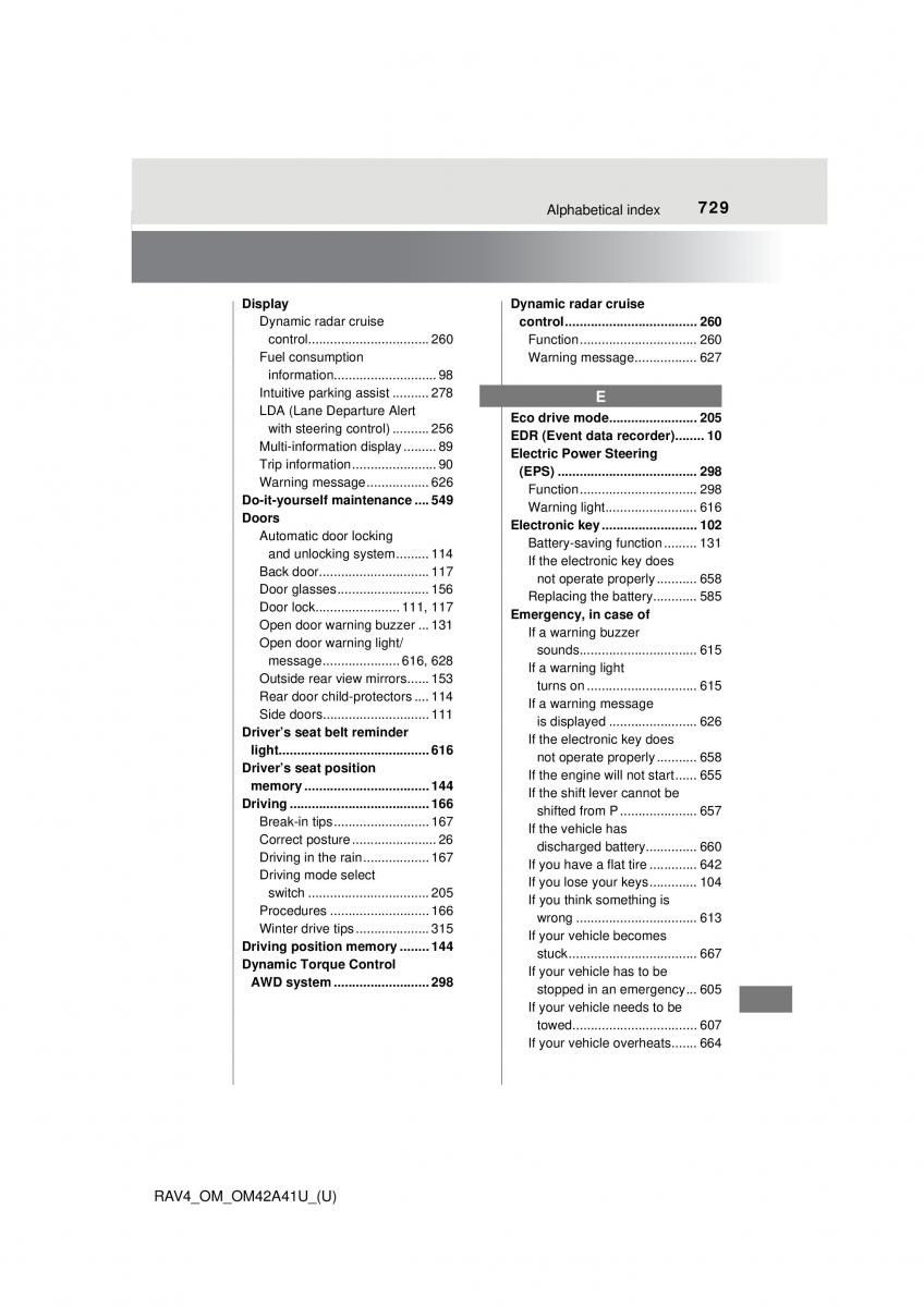 manual  Toyota RAV4 IV 4 owners manual / page 729