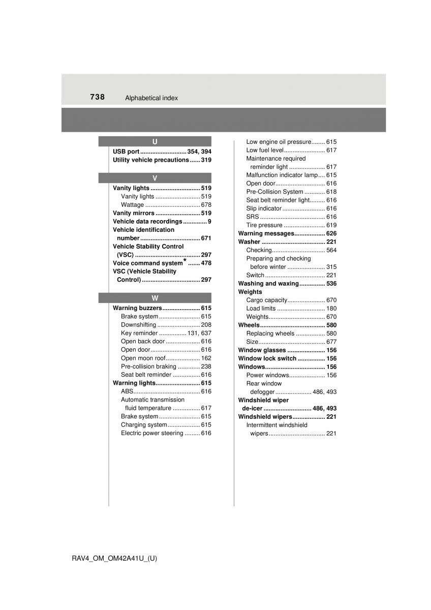 manual  Toyota RAV4 IV 4 owners manual / page 738