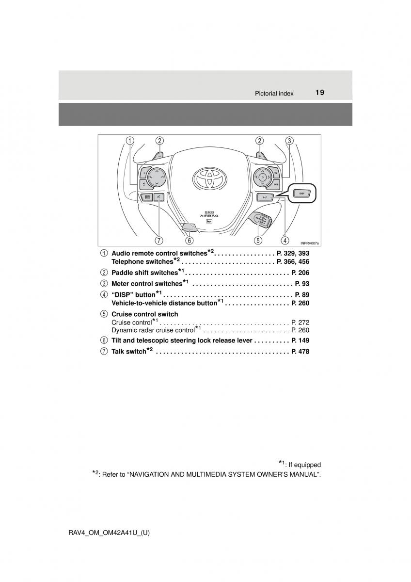 manual  Toyota RAV4 IV 4 owners manual / page 19