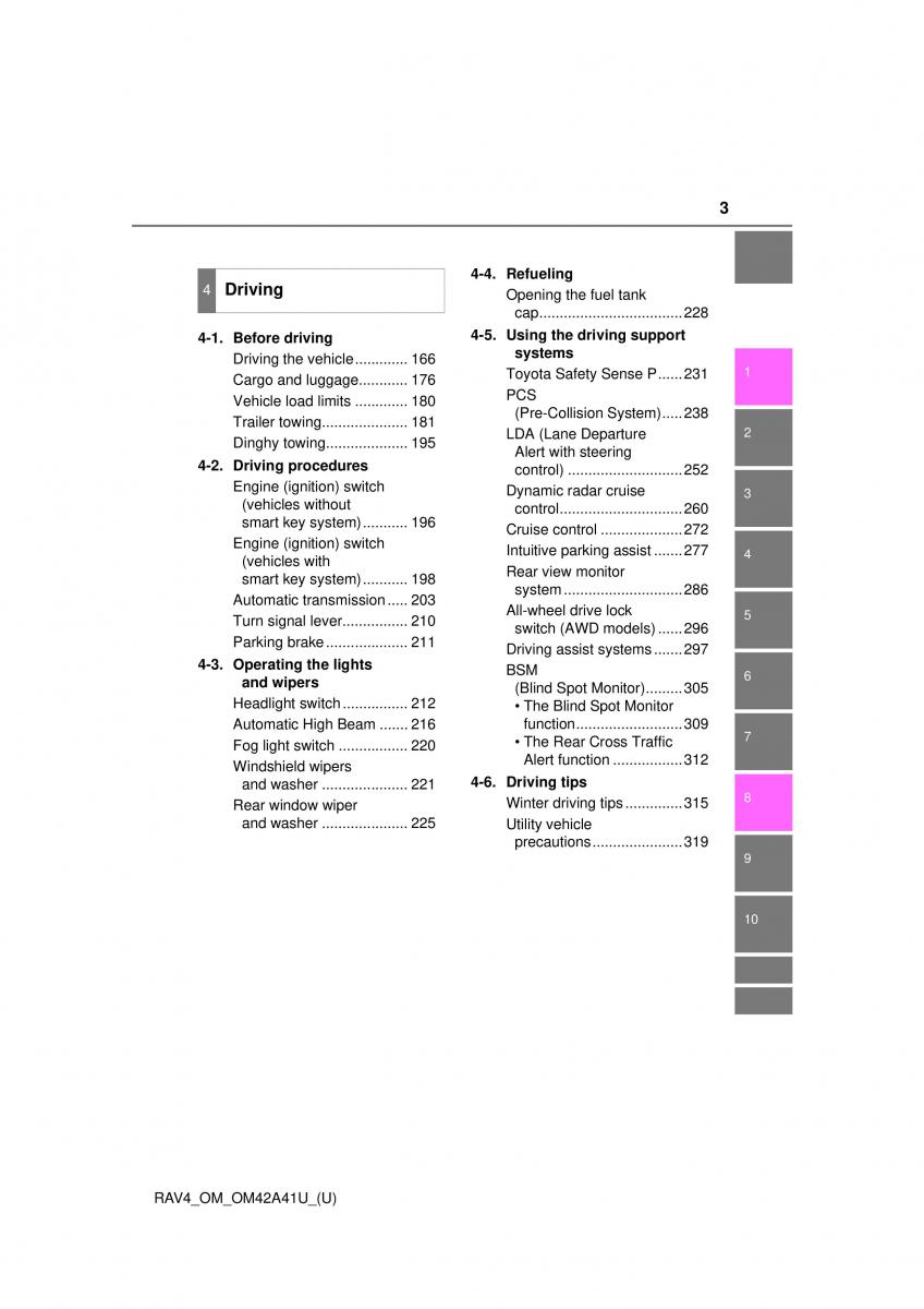 Toyota RAV4 IV 4 owners manual / page 3